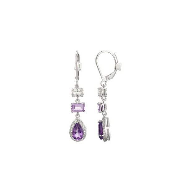 SS And Amethyst Earrings Charles Frederick Jewelers Chelmsford, MA