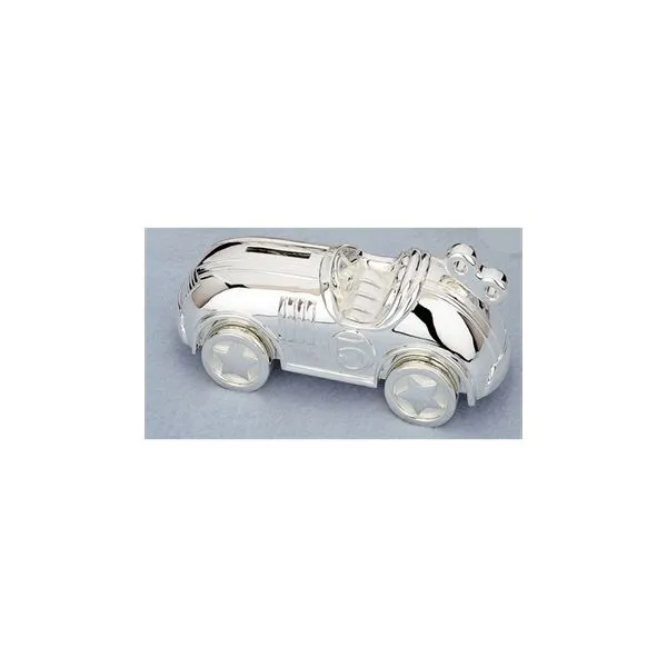 Silverplated Racecar Bank Charles Frederick Jewelers Chelmsford, MA