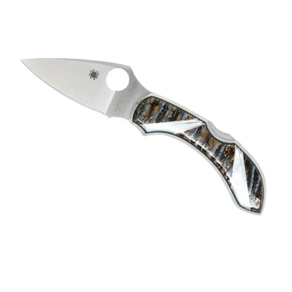Spyderco Dragonfly Plain Blade: Mammoth Tooth with Pocket Clip Charles Frederick Jewelers Chelmsford, MA