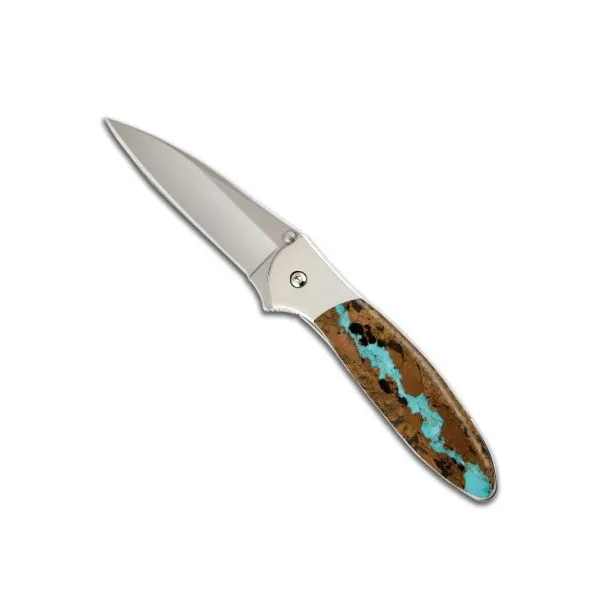 Kershaw Leek Vein 3in Blade Turquoise Collection Image 2 Charles Frederick Jewelers Chelmsford, MA