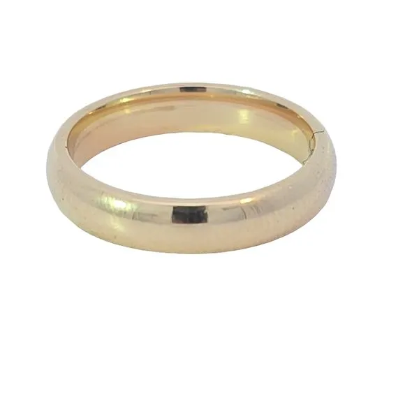 Mens 14K Yellow Gold Wedding Band Ring Size 7 Band Width 4Mm Total Weight 5 Grams Charles Frederick Jewelers Chelmsford, MA