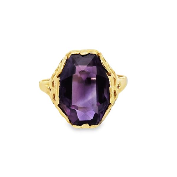 Estate 14ky Amethyst Ring Charles Frederick Jewelers Chelmsford, MA