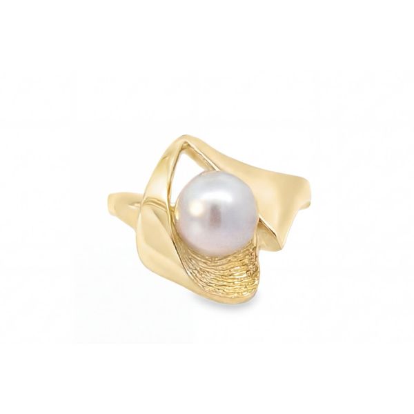 Estate 14ky Pearl Ring Image 2 Charles Frederick Jewelers Chelmsford, MA