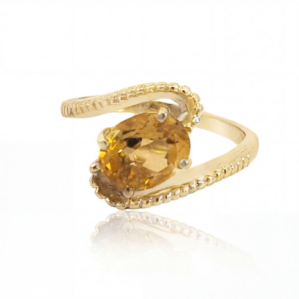 Estate Citrine Ring Charles Frederick Jewelers Chelmsford, MA