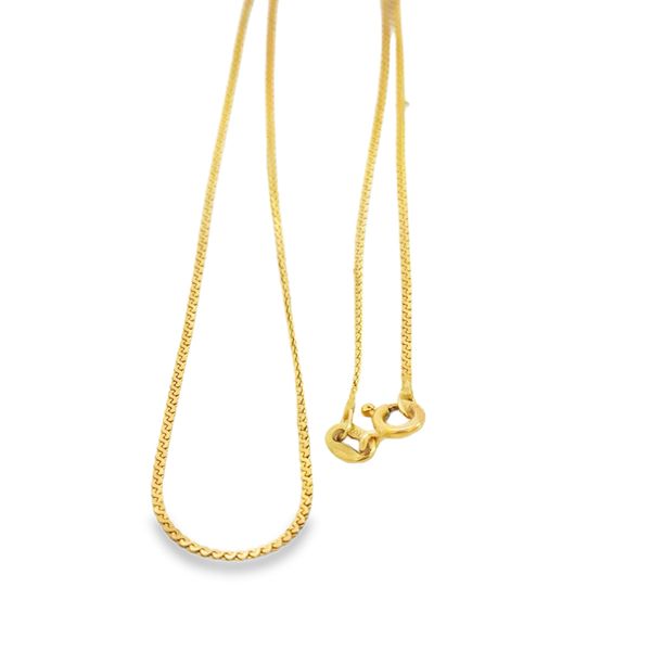ESTATE - 14KY 1mm Serpentine Chain 30in 3.3g Charles Frederick Jewelers Chelmsford, MA
