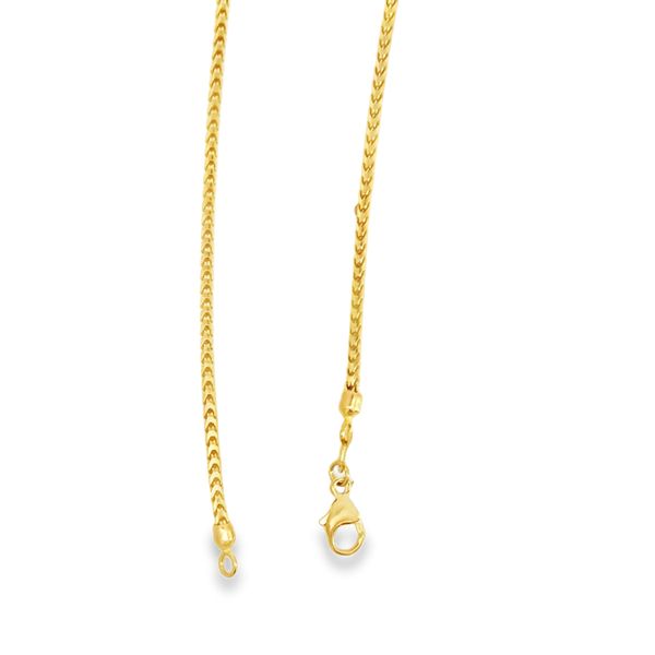 ESTATE - 14KY 8in Rounded Wheat Bracelet 3g Charles Frederick Jewelers Chelmsford, MA