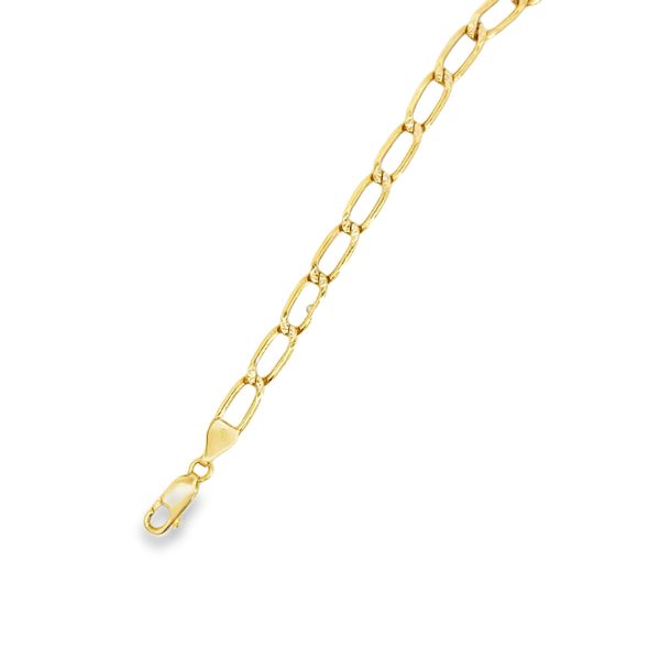 ESTATE - 14KY Link Bracelet 7.5inches 5.8g Charles Frederick Jewelers Chelmsford, MA
