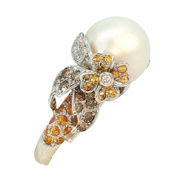 Estate South Sea Pearl Ring Image 2 Charles Frederick Jewelers Chelmsford, MA