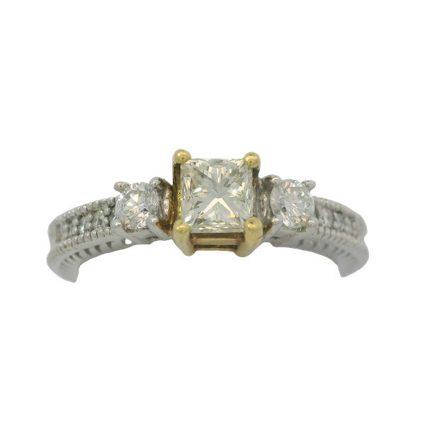 Princess Cut Diamond Engagement Ring Chipper's Jewelry Bonney Lake, WA