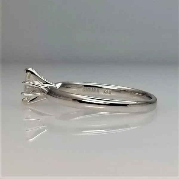 14K White Gold Marquise Diamond Engagement Ring Image 2 Chipper's Jewelry Bonney Lake, WA