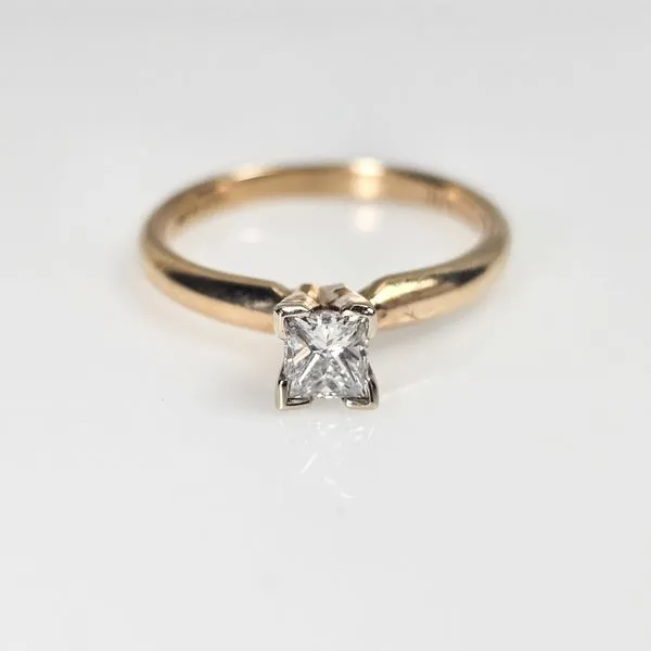 14K Yellow Gold Diamond Engagement Ring Image 2 Chipper's Jewelry Bonney Lake, WA