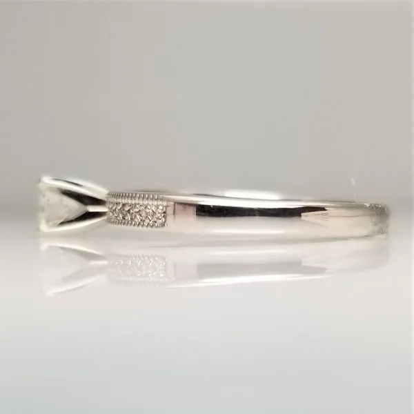 14K White Gold Diamond Engagement Ring Image 2 Chipper's Jewelry Bonney Lake, WA