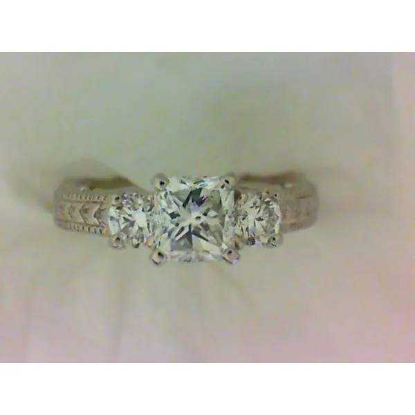 Platinum Radiant Diamond Engagement Ring Image 2 Chipper's Jewelry Bonney Lake, WA