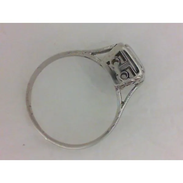 14K White Gold Vintage Engagement Ring Image 3 Chipper's Jewelry Bonney Lake, WA