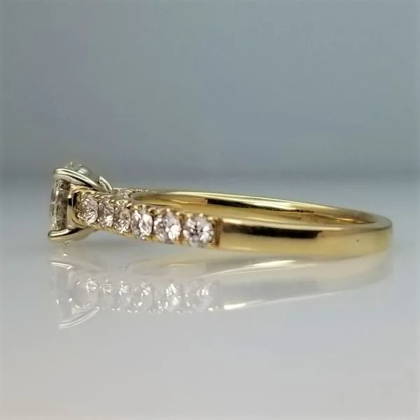 14K Yellow Gold Engagement Ring Image 2 Chipper's Jewelry Bonney Lake, WA