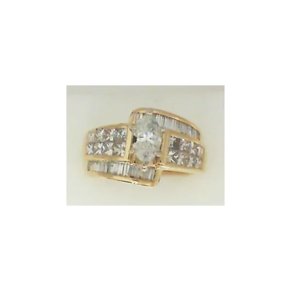 14K Yellow Gold Diamond Engagement Ring Chipper's Jewelry Bonney Lake, WA