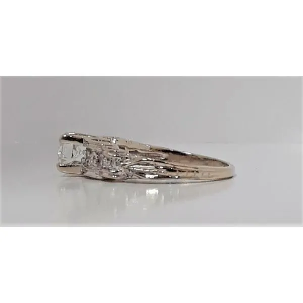 14K White Gold Solitaire Diamond Engagement Ring Image 2 Chipper's Jewelry Bonney Lake, WA