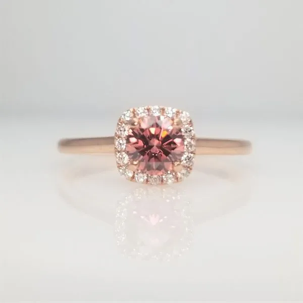 14K Rose Gold Pink Diamond Engagement Ring Image 2 Chipper's Jewelry Bonney Lake, WA