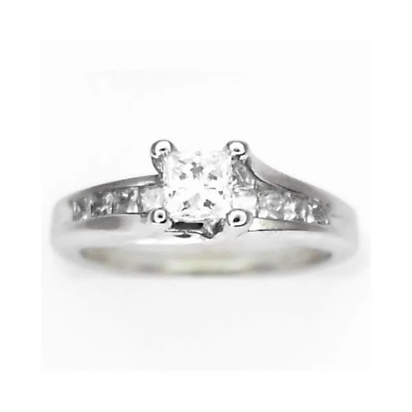 14K White Gold Diamond Engagement Ring Chipper's Jewelry Bonney Lake, WA