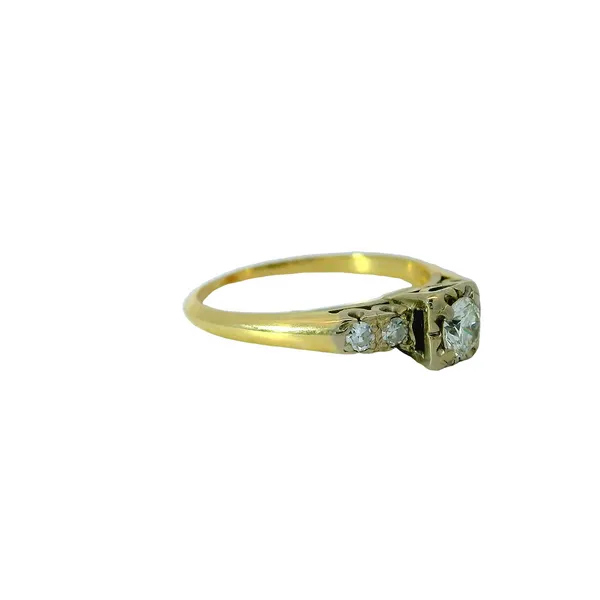 14K Yellow Gold Engagement Ring Image 2 Chipper's Jewelry Bonney Lake, WA