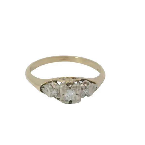 14K Yellow Gold Vintage Diamond Engagement Ring Chipper's Jewelry Bonney Lake, WA