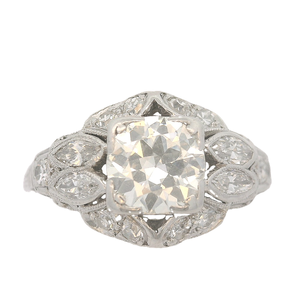 Platinum Diamond Engagement Ring Chipper's Jewelry Bonney Lake, WA