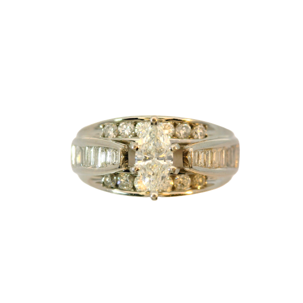 14KW Diamond Engagement Ring Approximately 1.06ctw SZ 5.5 Chipper's Jewelry Bonney Lake, WA