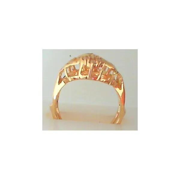 14K Yellow Gold Diamond Ring Guard
