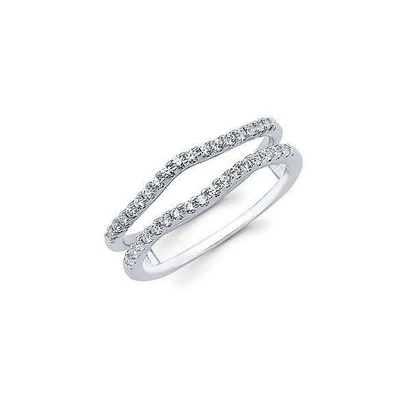 14K White Gold Wedding Band/Wrap/Guard Chipper's Jewelry Bonney Lake, WA
