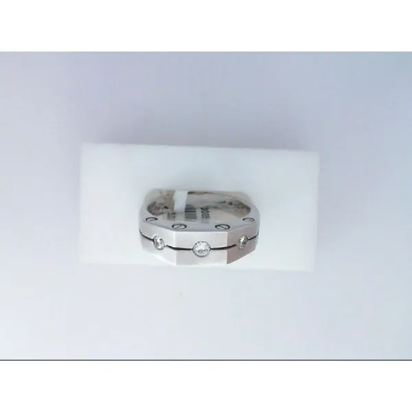 14K White Gold Wedding Band Image 2 Chipper's Jewelry Bonney Lake, WA