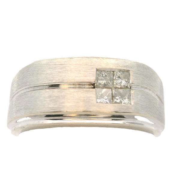 14K White Gold Gents Diamond Ring Chipper's Jewelry Bonney Lake, WA