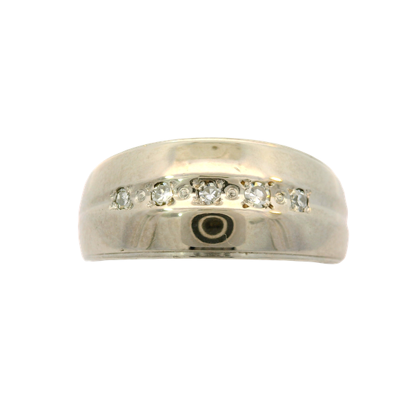 14KW Diamond Wedding Band with 0.11ctw.  SZ 9.5. Chipper's Jewelry Bonney Lake, WA