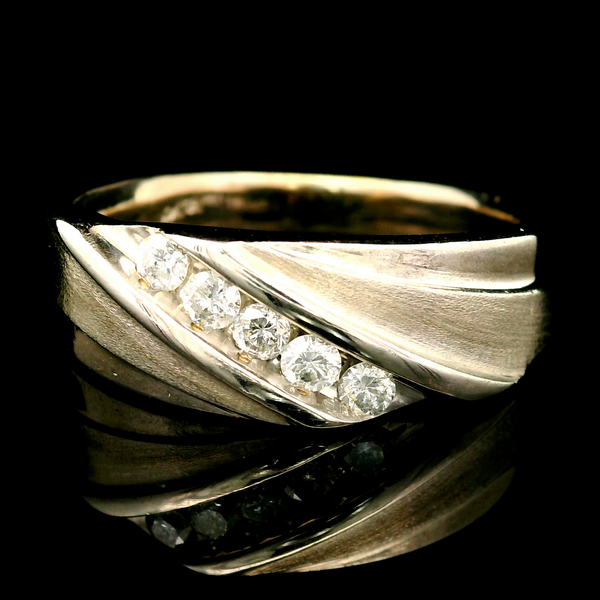 10KW Gent's Diamond Wedding Band.  Approximately 0.21ctw.  SZ 8. Chipper's Jewelry Bonney Lake, WA