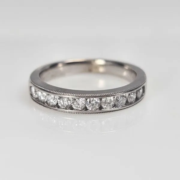 14K White Gold Diamond Anniversary Band Chipper's Jewelry Bonney Lake, WA