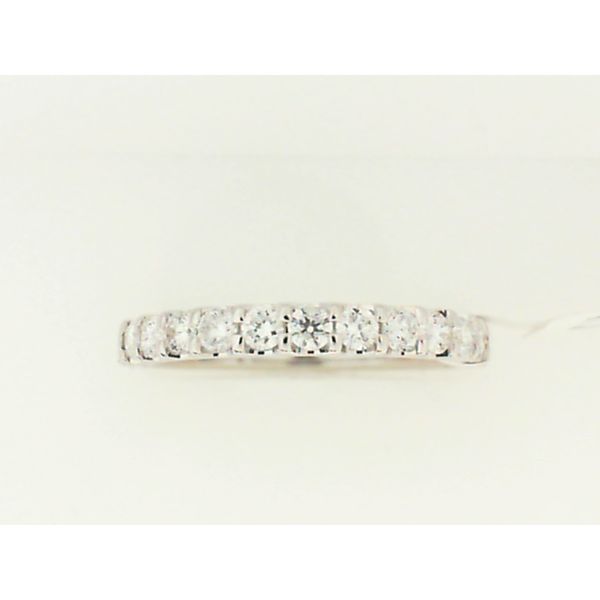 0.53ctw 14K White Gold Diamond Half Anniversary Ring Chipper's Jewelry Bonney Lake, WA
