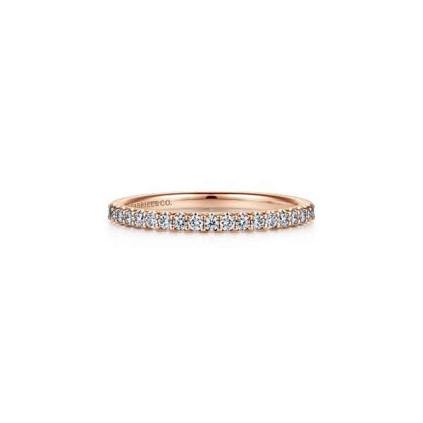 14K Rose Gold Diamond Anniversary Ring Chipper's Jewelry Bonney Lake, WA