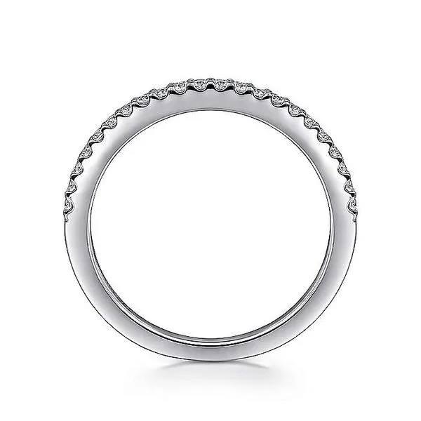 14K White Gold Diamond Wedding Band Image 2 Chipper's Jewelry Bonney Lake, WA