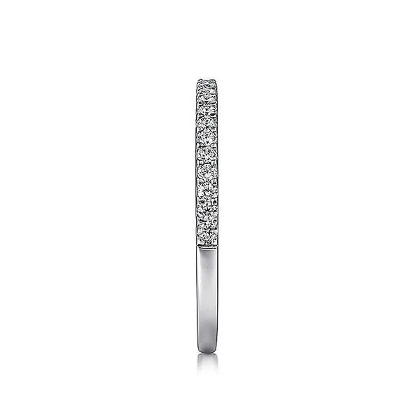 14K White Gold Diamond Wedding Band Image 4 Chipper's Jewelry Bonney Lake, WA
