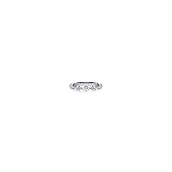 14K White Gold Marquise Anniversary Ring Chipper's Jewelry Bonney Lake, WA