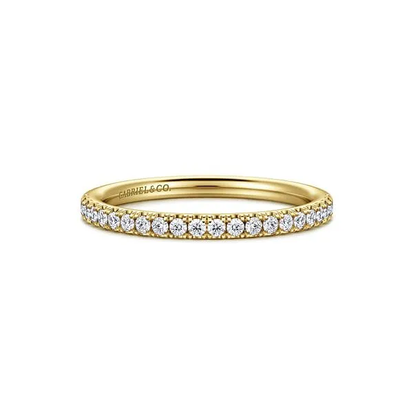 14K Yellow Gold Diamond Matching Wedding Band Chipper's Jewelry Bonney Lake, WA