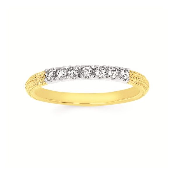14K Two-Tone Diamond Wedding Band Chipper's Jewelry Bonney Lake, WA