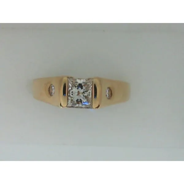 14KY Diamond .45ct SI-2 Princess .51ctw Chipper's Jewelry Bonney Lake, WA