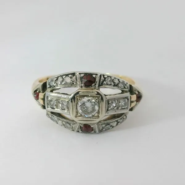 14KY Diamond & Garnet .28ctw Chipper's Jewelry Bonney Lake, WA