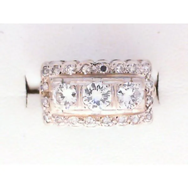 14KW .98ctw Vintage 3 Diamond Anniversary Ring Chipper's Jewelry Bonney Lake, WA