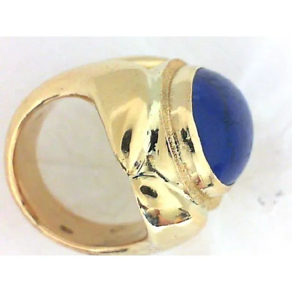 18K Yellow Gold Lapis Lazuli Ring Chipper's Jewelry Bonney Lake, WA