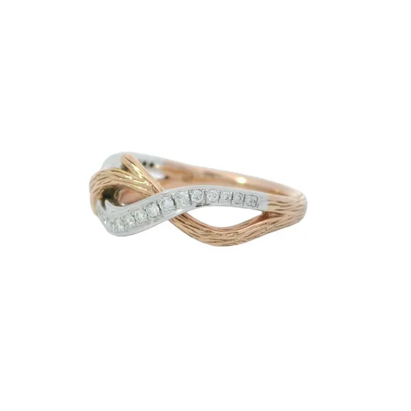 14Kt Two-Tone Diamond Fashion Ring Image 5 Chipper's Jewelry Bonney Lake, WA