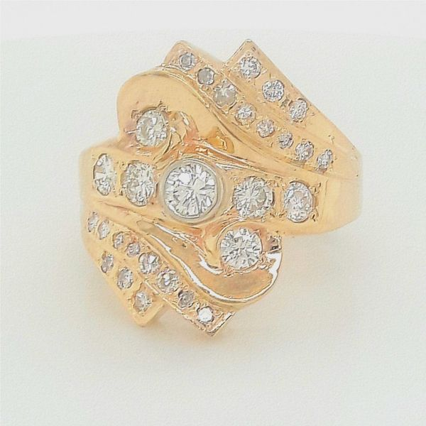Diamond Fashion Ring 1/3ct Ctr, 1.0ctw Sides Chipper's Jewelry Bonney Lake, WA