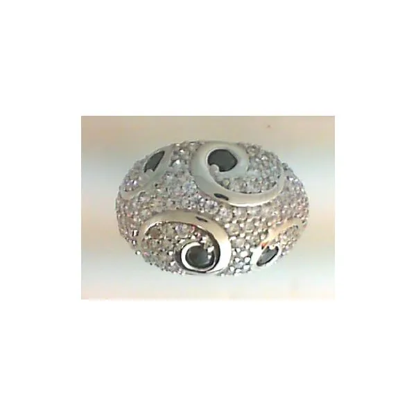 14K White Gold Black & White Diamond Fashion Ring Chipper's Jewelry Bonney Lake, WA