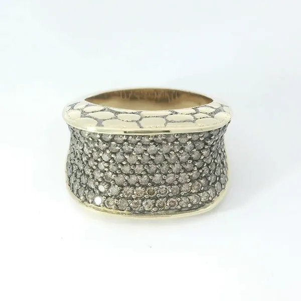 14K Yellow Gold Champagne Diamond Ring Image 3 Chipper's Jewelry Bonney Lake, WA