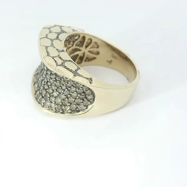 14K Yellow Gold Champagne Diamond Ring Image 4 Chipper's Jewelry Bonney Lake, WA